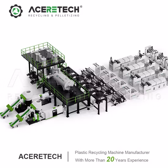 Lsp 2 年保証ペットボトル短繊維用プラスチック リサイクル ペレット製造機