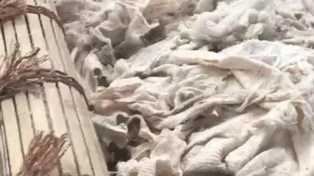 綿廃棄ラグからのビスコースパルプシート、圧縮マットレス粘性灰色生地、ステープル生地、ステープルファイバー、ビスコースコットン生地リサイクル機械